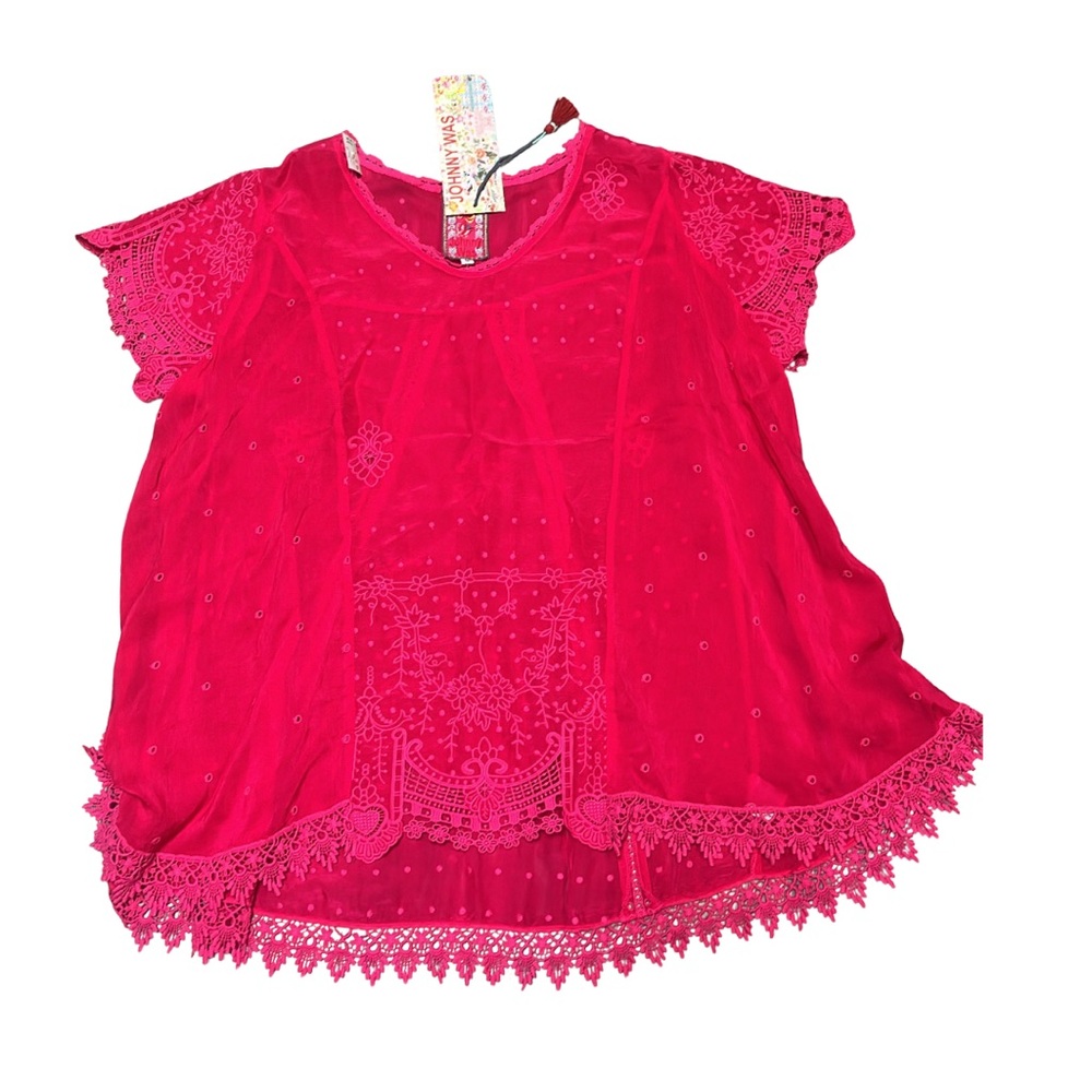 New Johnny Was VOI Princess Top sz medium